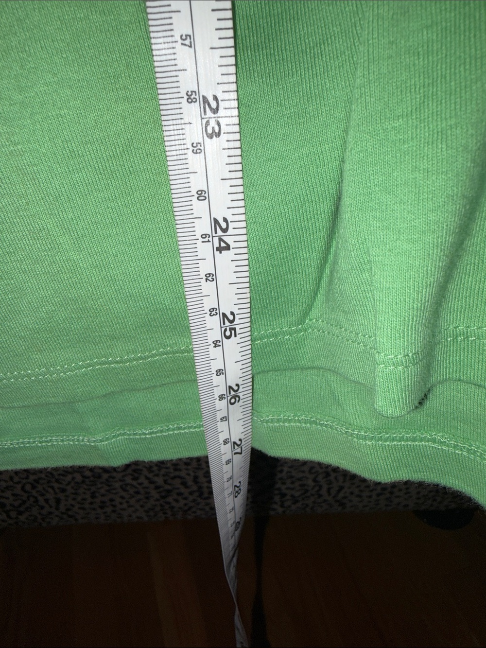 Vintage Victoria's Secret Mint Green V-Neck Long Sleeve Snowflake Sleep Shirt - Picture 7 of 8